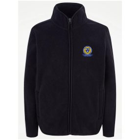 Navy blue fleece jumper (unisex) 
