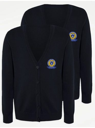 Navy blue Girls' Cardigan 