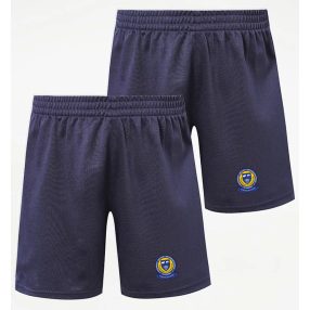 Navy blue shorts for PE (unisex)