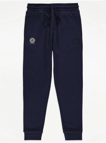 Navy blue tracksuit bottoms for PE (unisex)