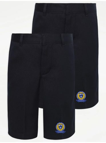 Navy Boys School Shorts  Slim Leg 