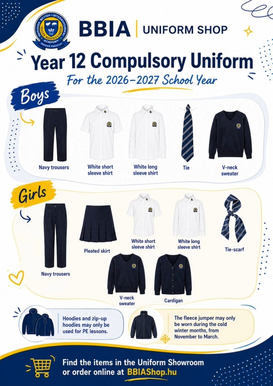 YEAR 12 Compulsory Uniforms